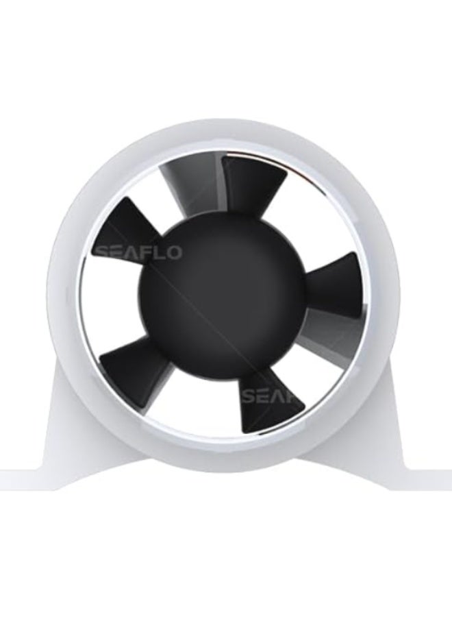 SEAFLO 3″ 145CFM in-Line Bilge Blower Fan for Marine/Ventilation/RV - Image 4