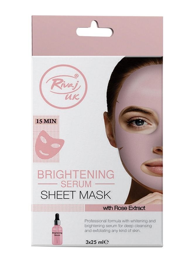 Rivaj UK Brightening Serum Sheet Mask 