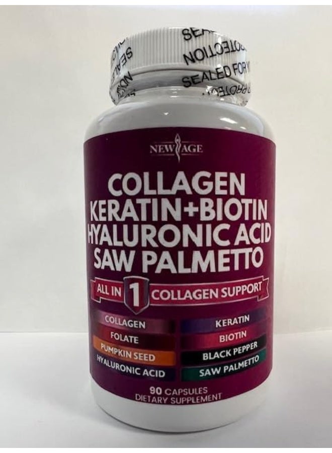 New Age Collagen Capsules with Biotin and Keratin for Women - Image 2