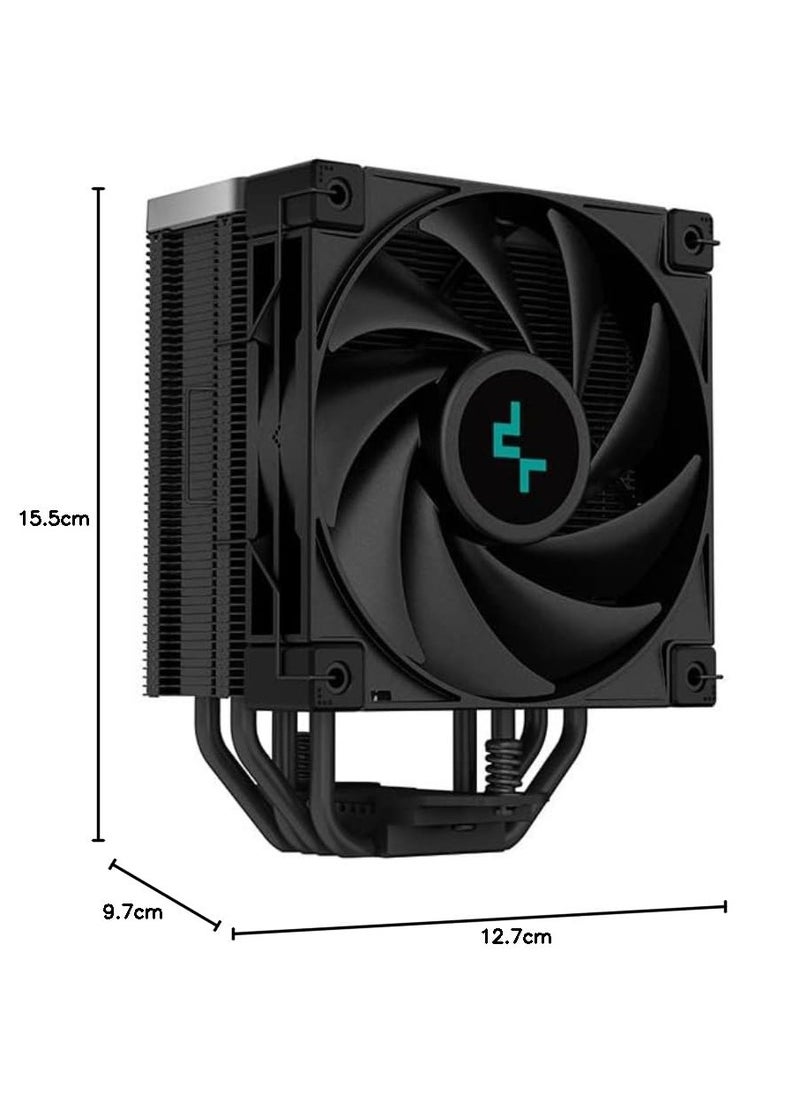 Deepcool AK400 Zero Dark CPU Cooler for Intel - LGA1700/1200/1151/1150/1155 and AMD - AM5/AM4 - R-AK400-BKNNMN-G-2