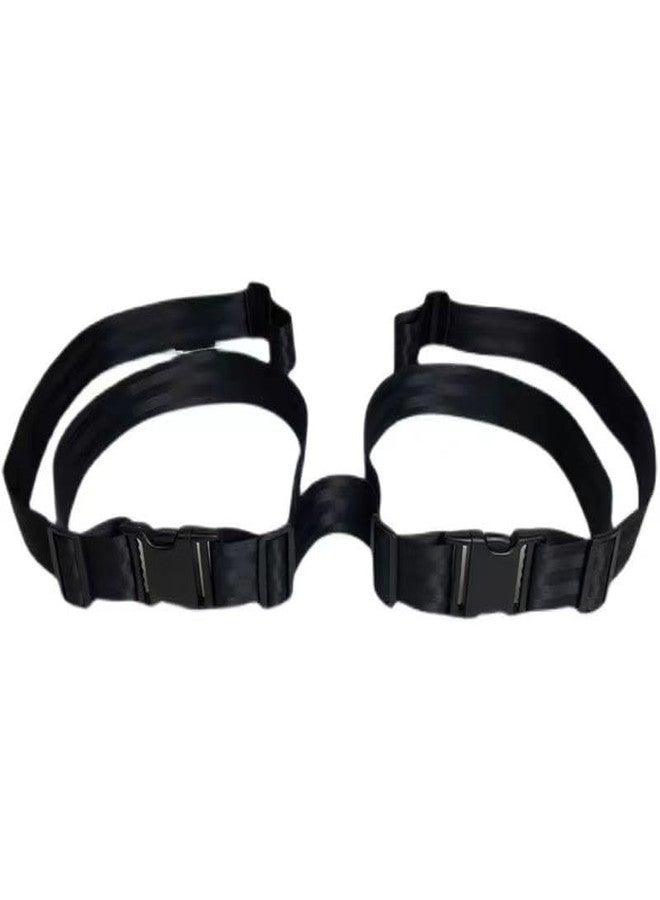 Icony Baby Safety Belt, Secure Your Little One/Twins Everywhere 1.5"X1.7Meter Adjustable 1 Pack (Black, Twin) - Image 2