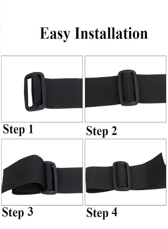 Icony Baby Safety Belt, Secure Your Little One/Twins Everywhere 1.5"X1.7Meter Adjustable 1 Pack (Black, Twin) - Image 5