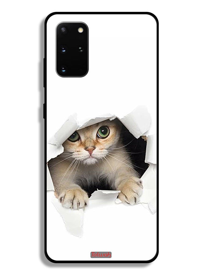 Tolwak Samsung Galaxy S20 Plus Protective Case Cover Cat Appearing  - Image 2