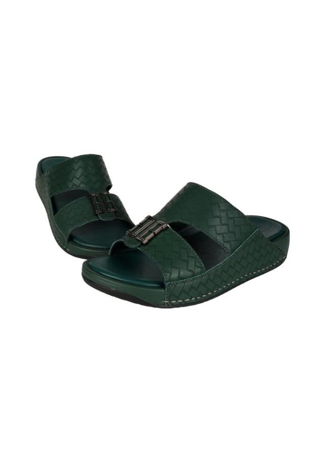 barjeel uno - 008-3476 Barjeel Mens Casual Sandals 2368-1 Green - Image 1