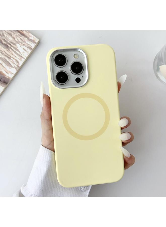 اس-توب جراب لهاتف iPhone 15 بإطار معدني من السيليكون السائل MagSafe - Image 2