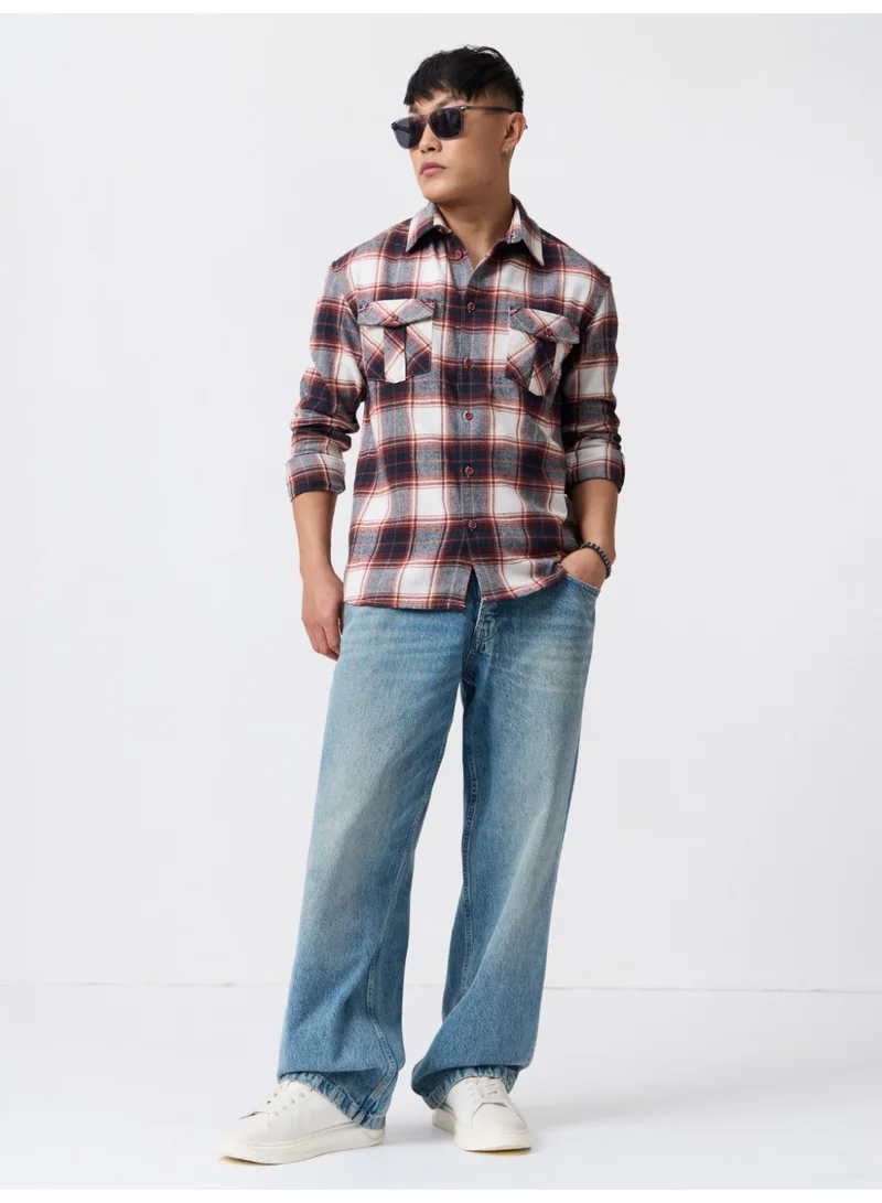 The Souled Store  Plaid Shirt: Copper Creek  | Best Price UAE