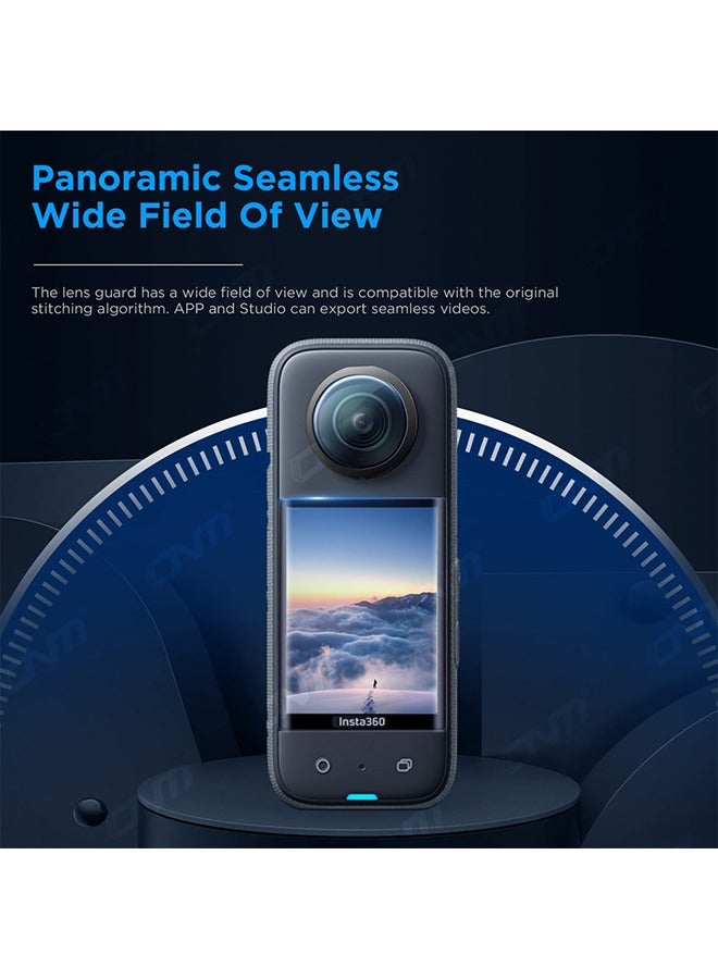 O Ozone Sticky Lens Guards Protector + Flexible Soft Film Screen Protector for Insta360 One X3 Accessories LCD Tempered Glass Panoramic Cameras Accessories - Image 2