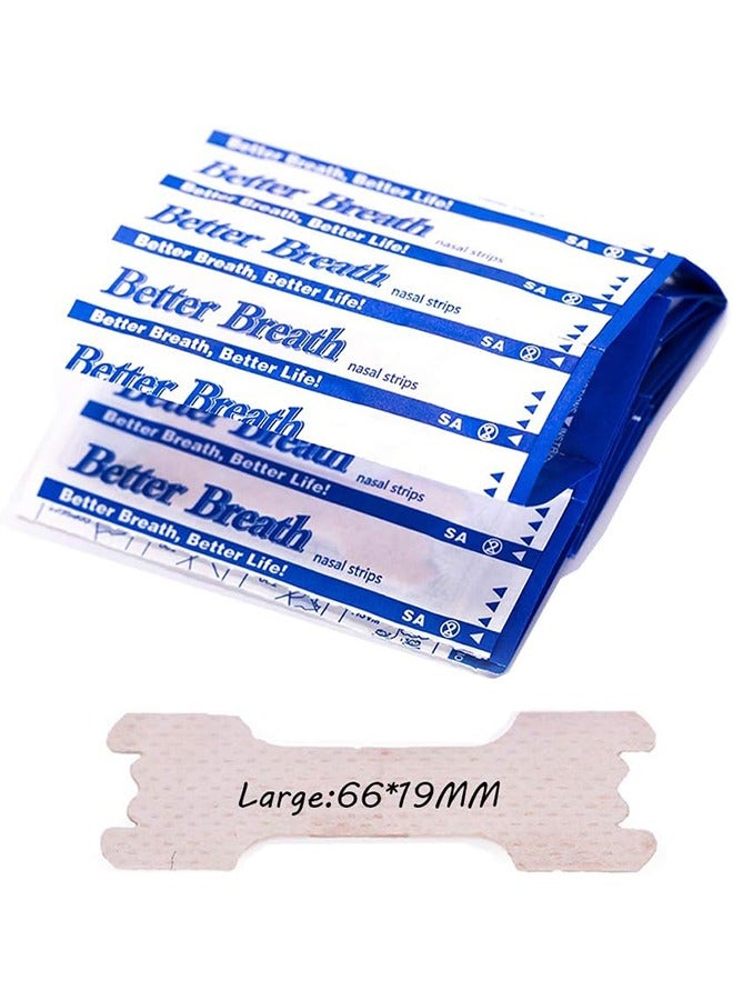 Better Breath 100Pcs Nasal Strips for Reduce Snoring, Breath Easy, Anti Snoring, Improve Sleeping (66*19mm) - Image 3