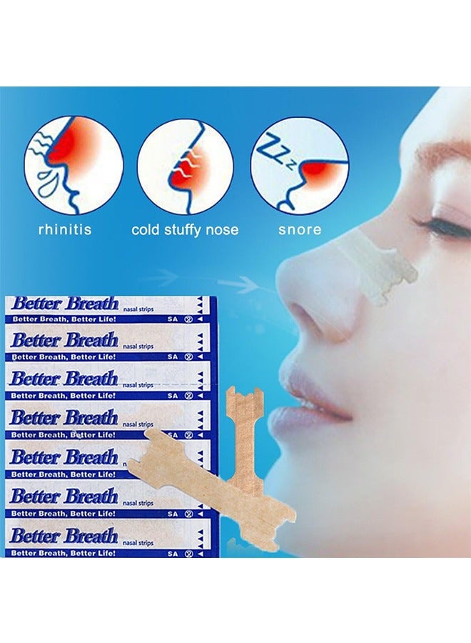 Better Breath 100Pcs Nasal Strips for Reduce Snoring, Breath Easy, Anti Snoring, Improve Sleeping (66*19mm) - Image 5