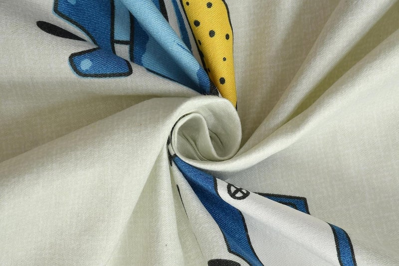 Blenzza Deco™ Glace Cotton Single Bed Reversible Babies 1 Kids Comforter & 1 Single Flat Bed Sheet with 1 Pillow Cover (Design 13) (0 to 8 Years) - Image 5