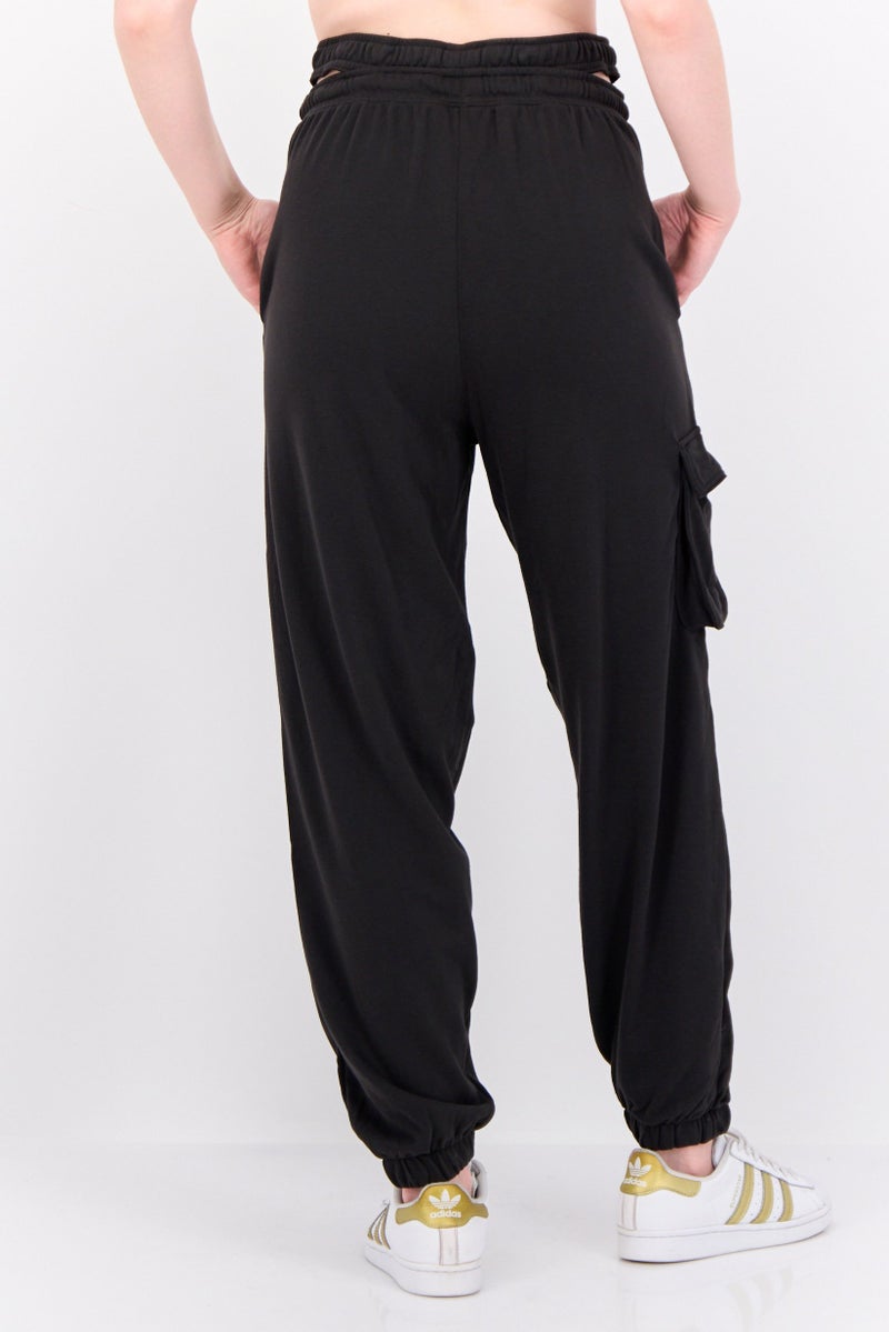 PUMA Women Sportswear Fit Training Sweatpants, Washed Black/White - Image 3