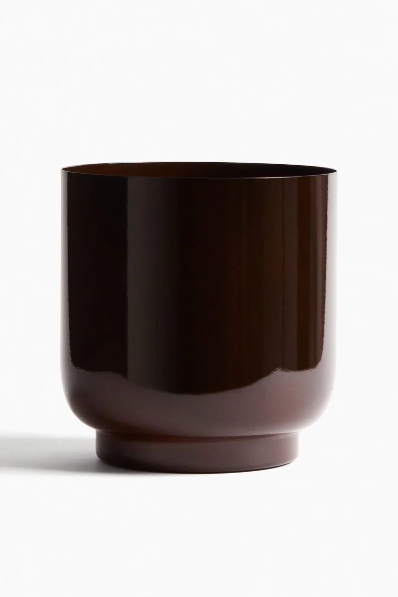 H&M Large metal plant pot