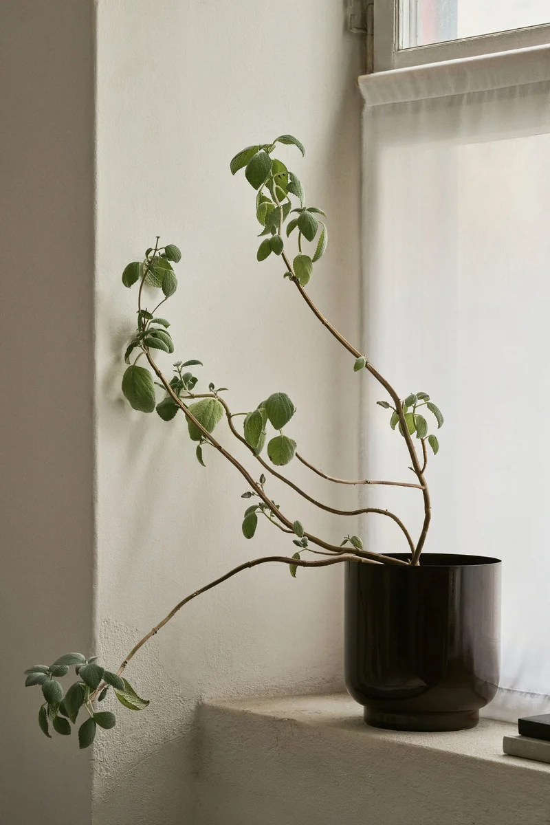 H&M Large metal plant pot