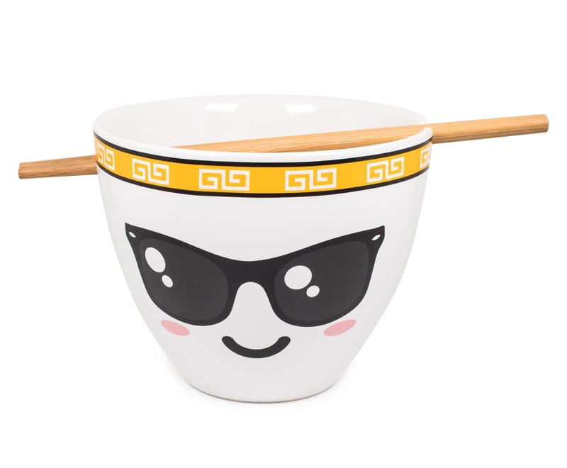 Boom Trendz Bowl Bop Pho Sho Japanese Dinnerware Set  16-Ounce Ramen Bowl  chopsticks  - Image 2