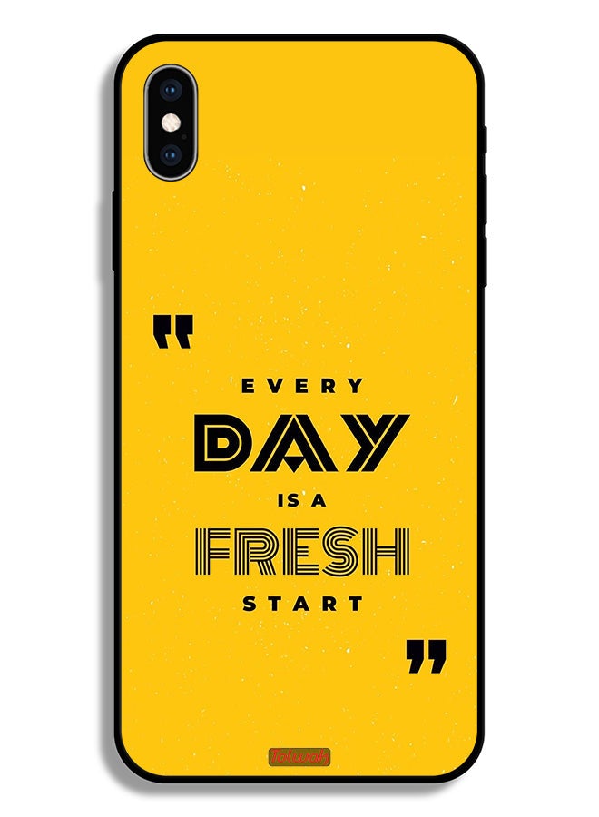 Tolwak Apple iPhone XS Protective Case Every Day Is A Fresh Start - Image 2