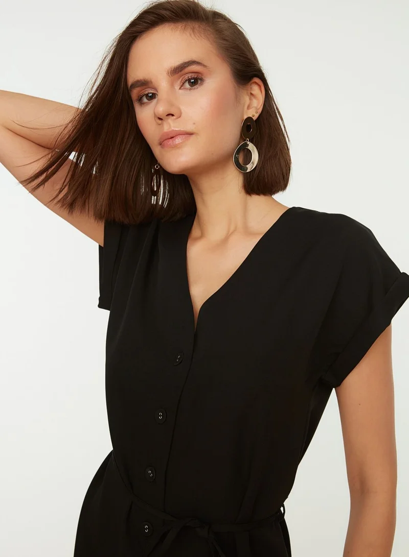 trendyol Roll Sleeve Shirt Dress