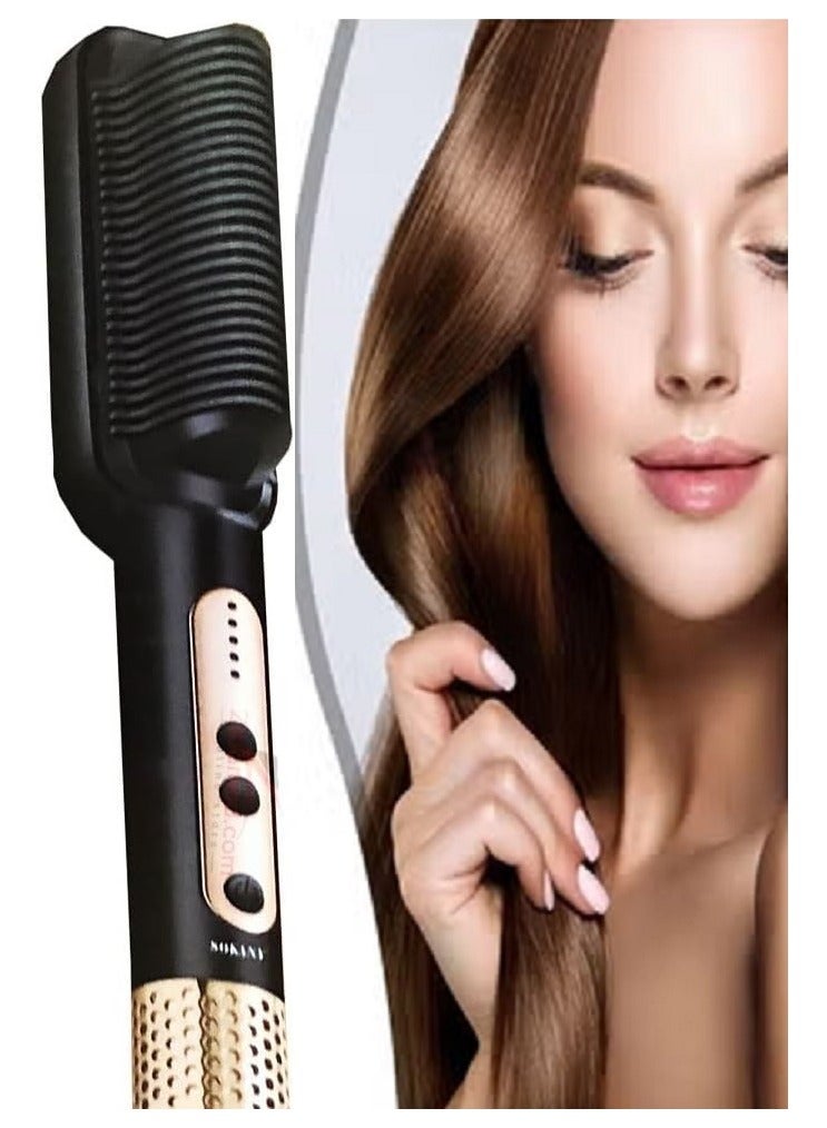 Sokany Thermal Hair Comb - Black - 950 F - Image 2