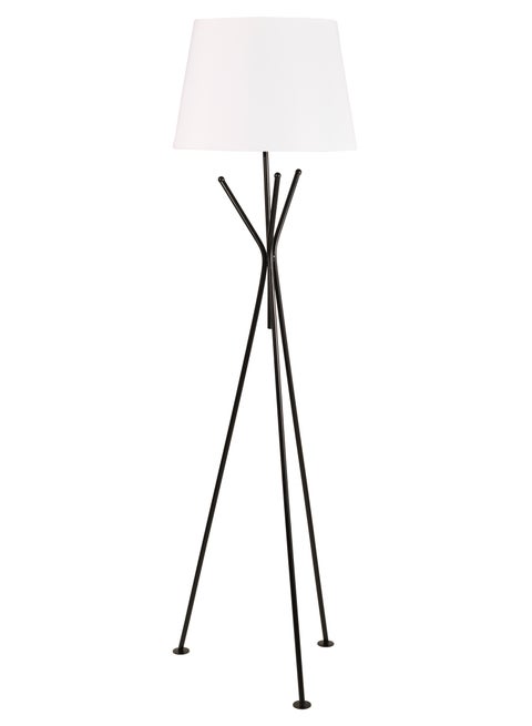 Modern Floor Lamp | Modern And Elegant High Quality Metal Floor Lamp | Color: Black × White | Size: 150x40x40 cm