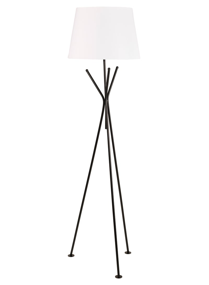 Modern Floor Lamp | Modern And Elegant High Quality Metal Floor Lamp | Color: Black × White | Size: 150x40x40 cm