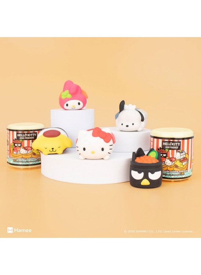 Jason Natural Products - Sanrio Hello Kitty And Friends Cute Water Filled Surprise Capsule Squishy Toy [Sushi] [Birthday Gift Bag Party Favor Gift Basket Filler Stress Relief Toy] 1 Pc. (Mystery Blind Capsule) - Image 1