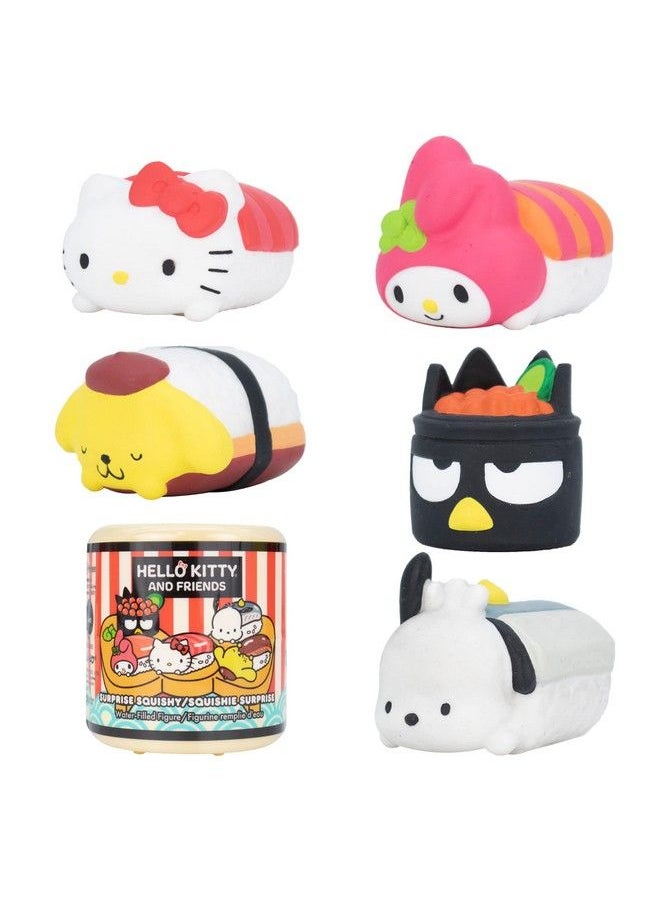 Jason Natural Products - Sanrio Hello Kitty And Friends Cute Water Filled Surprise Capsule Squishy Toy [Sushi] [Birthday Gift Bag Party Favor Gift Basket Filler Stress Relief Toy] 1 Pc. (Mystery Blind Capsule) - Image 1