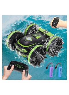 Y&D Amphibious Remote Control Car, 2.4 GHz 4WD Waterproof RC Stunt Car Boat, 360° Rotating Hobby Racing with Gesture Sensor for Boys and Girls Birthday Gifts  - Image 1