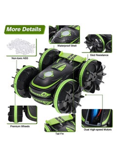 Y&D Amphibious Remote Control Car, 2.4 GHz 4WD Waterproof RC Stunt Car Boat, 360° Rotating Hobby Racing with Gesture Sensor for Boys and Girls Birthday Gifts  - Image 5