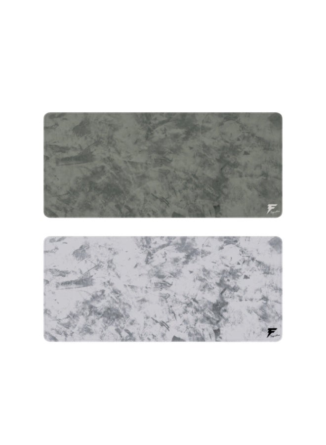 فورس اكس لوحة ماوس Forcex Signature Gray المقاومة للماء للألعاب باللونين الرمادي والأبيض - لوحة ماوس كبيرة الحجم غير قابلة للانزلاق للاعبين، سطح دقيق، تصميم متين 3XL (120*60 سم) - Image 1