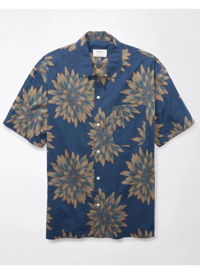 امريكان ايجل Printed Relaxed Fit Button Down Shirt
