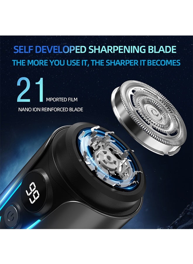 JCB CHIC Electric shaver Mini Electric Razor washable protable low noise beard trimmer rechargeable waterproof men household travel beard shaving machine - Image 4