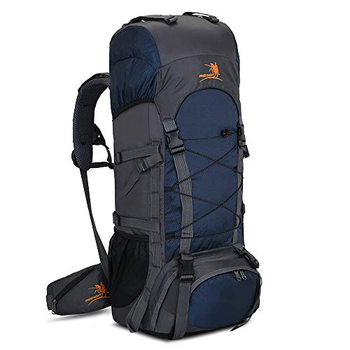 Bseash 60L Internal Frame Waterproof Hiking Camping Backpack with Rain Cover, Large Outdoor Sport Travel Daypack Rucksack - Image 1