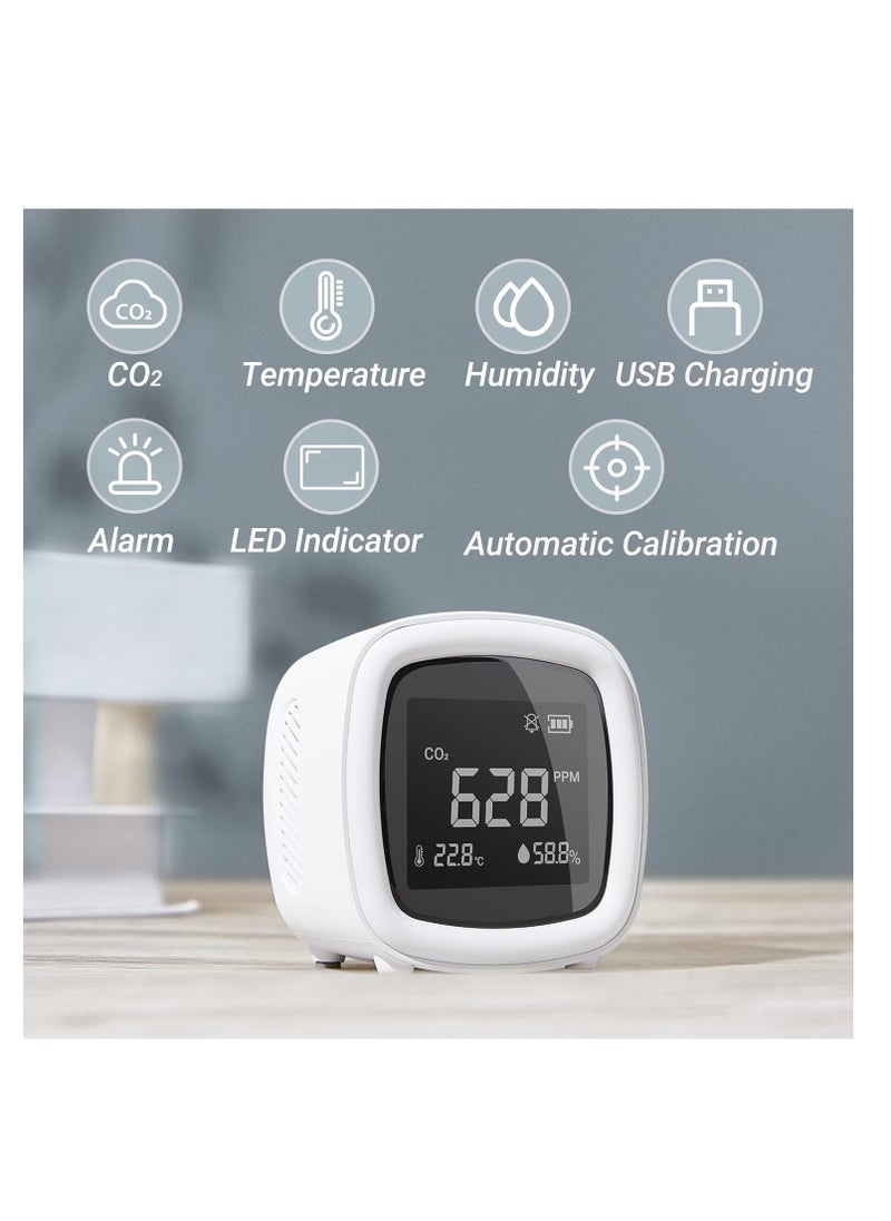 INKBIRD INKBIRD CO2 Monitor, IAQM-068 3 In 1 Air Quality Monitor, Indoor CO2 Detector, Carbon Dioxide Temperature Humidity Meter for Home, Car, Grow Tents, Greenhouses, Office, Gym…  - Image 4