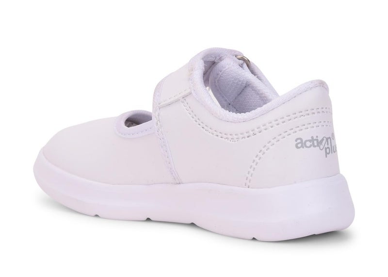 Action School Shoes for Girls-GOG-01-White-5 Age Group (12 Years) - Image 5