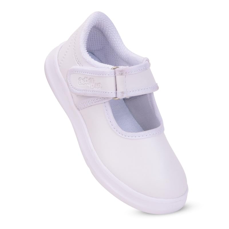Action School Shoes for Girls-GOG-01-White-5 Age Group (12 Years) - Image 1