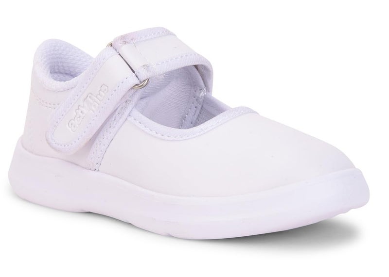 Action School Shoes for Girls-GOG-01-White-5 Age Group (12 Years) - Image 3