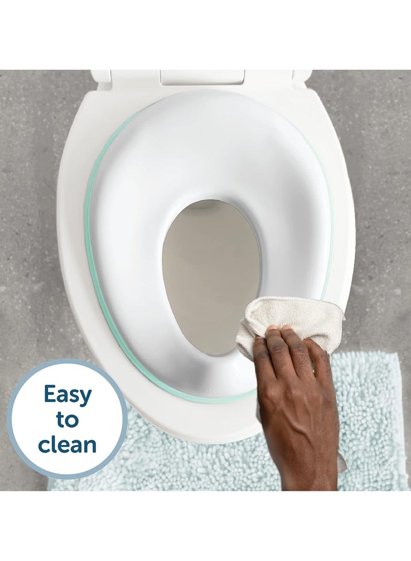 ORiTi Potty Training Seat for Boys And Girls, Fits Round & Oval Toilets, Non-Slip with Splash Guard, Includes Free Storage Hook - BLUE - Image 3