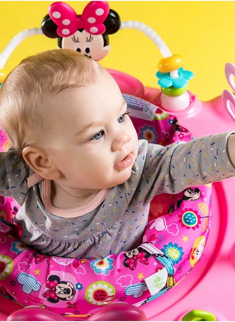 Bright Star Minnie Mouse Peekaboo Activity Jumper  - Image 1