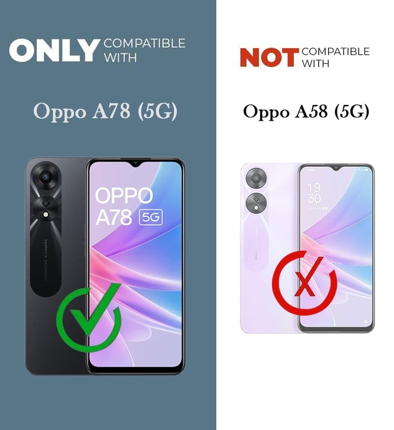 Jkobi Lifetime Anti-Yellow Clear Back Cover Case for Oppo A78 5G (Sleek Hard Crystal | Shockproof and Camera Protection) - Image 4