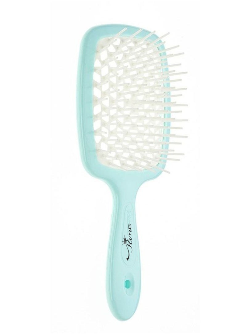 Prime Hair Brush Professional Detangler Superbrush Scalp Massage Comb Paddle Brush Ribs Comb Vented Detangling Hair Brush for Long, Thick, Thin, Curly Tangled, Wet Dry Hair Detangler for Men and Women  - Image 1