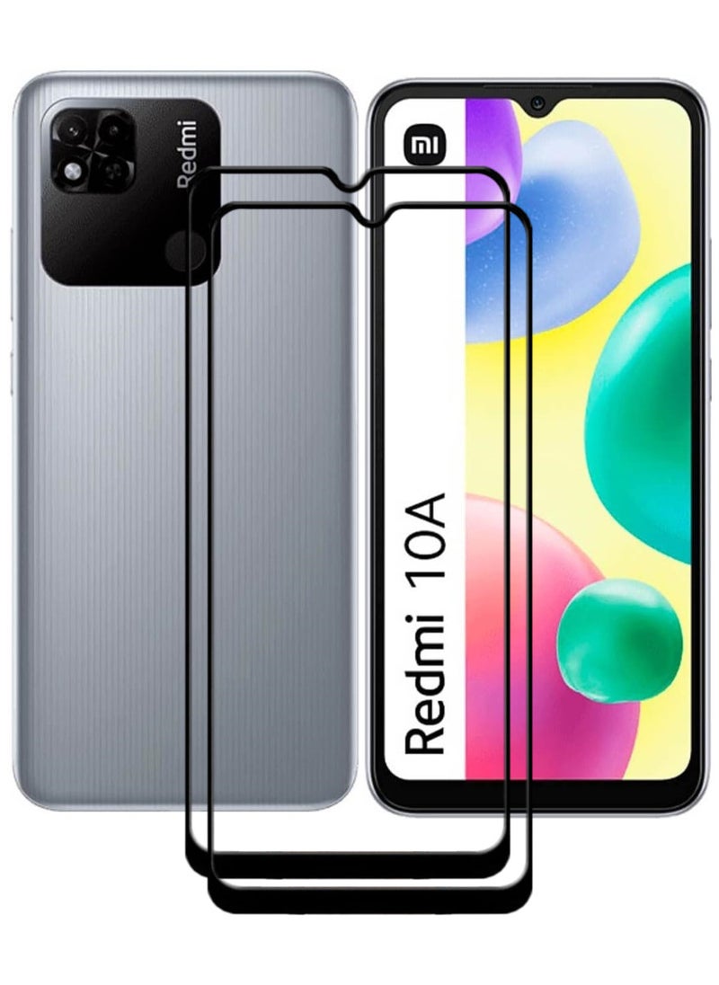 ACLIX 2 Pieces Antistatic ESD Dustproof Premium Quality High Definition Tempered Glass Screen Protector Designed For Xiaomi Redmi 10A - Image 1
