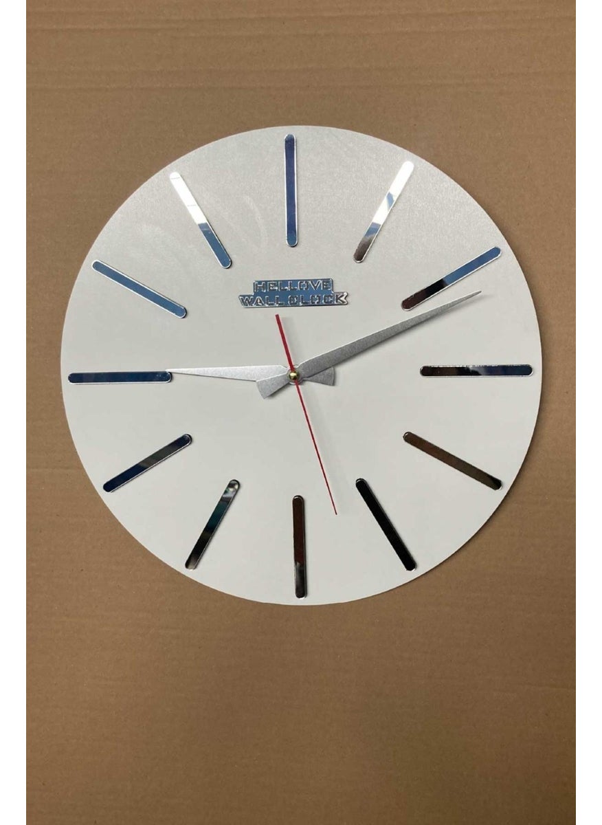 HELLOVE - Modern Wall Clock Living Room-Office Wooden Clock Gift Wall Clock - Image 1