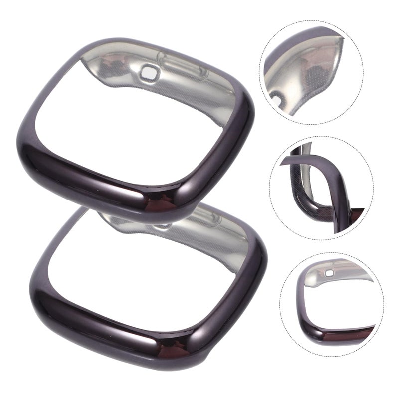 2Pcs Clear TPU Protective Case Cover for Fitbit Sense Watch Scratch Resistant Full Coverage - Image 4