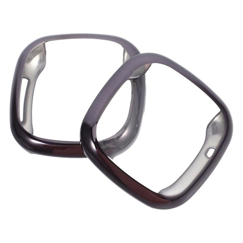 2Pcs Clear TPU Protective Case Cover for Fitbit Sense Watch Scratch Resistant Full Coverage - Image 2