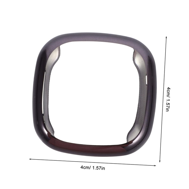 2Pcs Clear TPU Protective Case Cover for Fitbit Sense Watch Scratch Resistant Full Coverage - Image 3