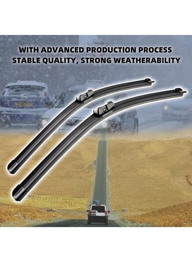 Generic Car Windshield Wiper blades Universal Soft Rubber Frameless Bracketless Car Wipers 1PC  14" 16" 17" 18" 19" 20" 21" 22" 24" 25" 26" 30"  - Image 5