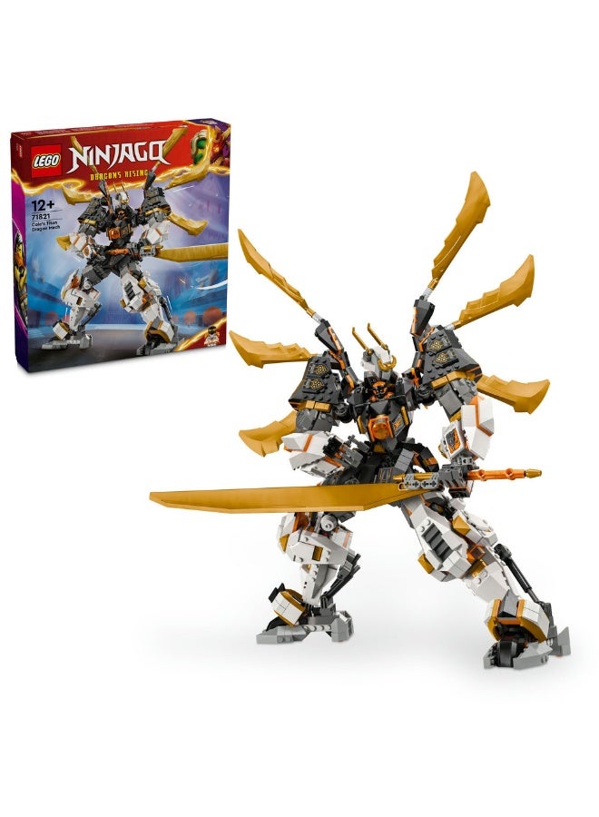 LEGO Ninjago Cole's Titan Dragon Mech 71821 (1055) Pieces - Image 1