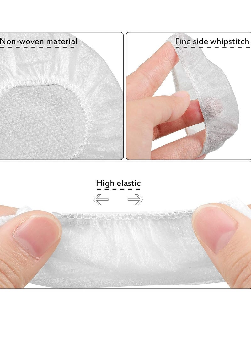 Headphone Ear Covers 100 Pieces Disposable Earphone Overs Sanitary Non Woven Stretch Earpad Covers Earcup Covers Fit for Most on Ear Headphones - Image 3