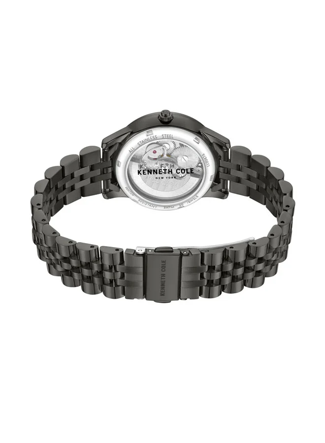 Kenneth Cole New York Kenneth Cole New York 36mm Automatic Women's Watch with White Dial & Stainless Steel Bracelet