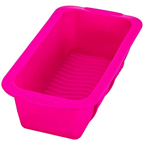 Tosnail 4 Pack Silicone Bread Loaf Pan, 8 x 4 Inches Silicone Baking Molds for Baking Banana Bread, Sandwich Bread, Small Loaf and Meatloaf - Image 5