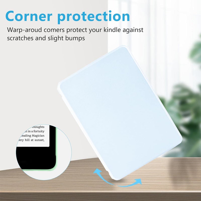 تاييانج Case for 6 All-New Kindle (11th Generation 2024  2022 Release), Lightweight Slim Smart PU Leather Cover for 6 inch Kindle 2024  2022 e-Reader (Not Fit Paperwhite 11th Gen 2021) - Image 5